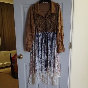 Origami High Low Duster Jacket